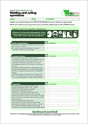 HRETD's welding and cutting operations inspection checklist