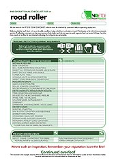 HRETDs pre-operational roller checklist