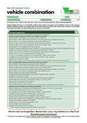 HRETDs pre-trip vehicle combination checklist